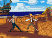 Guybrush and the Preety Fearsome Pirate